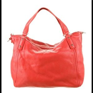 🔥🔥Kate Spade crossbody bag 🌹red leather flat handles w/single shoulder strap